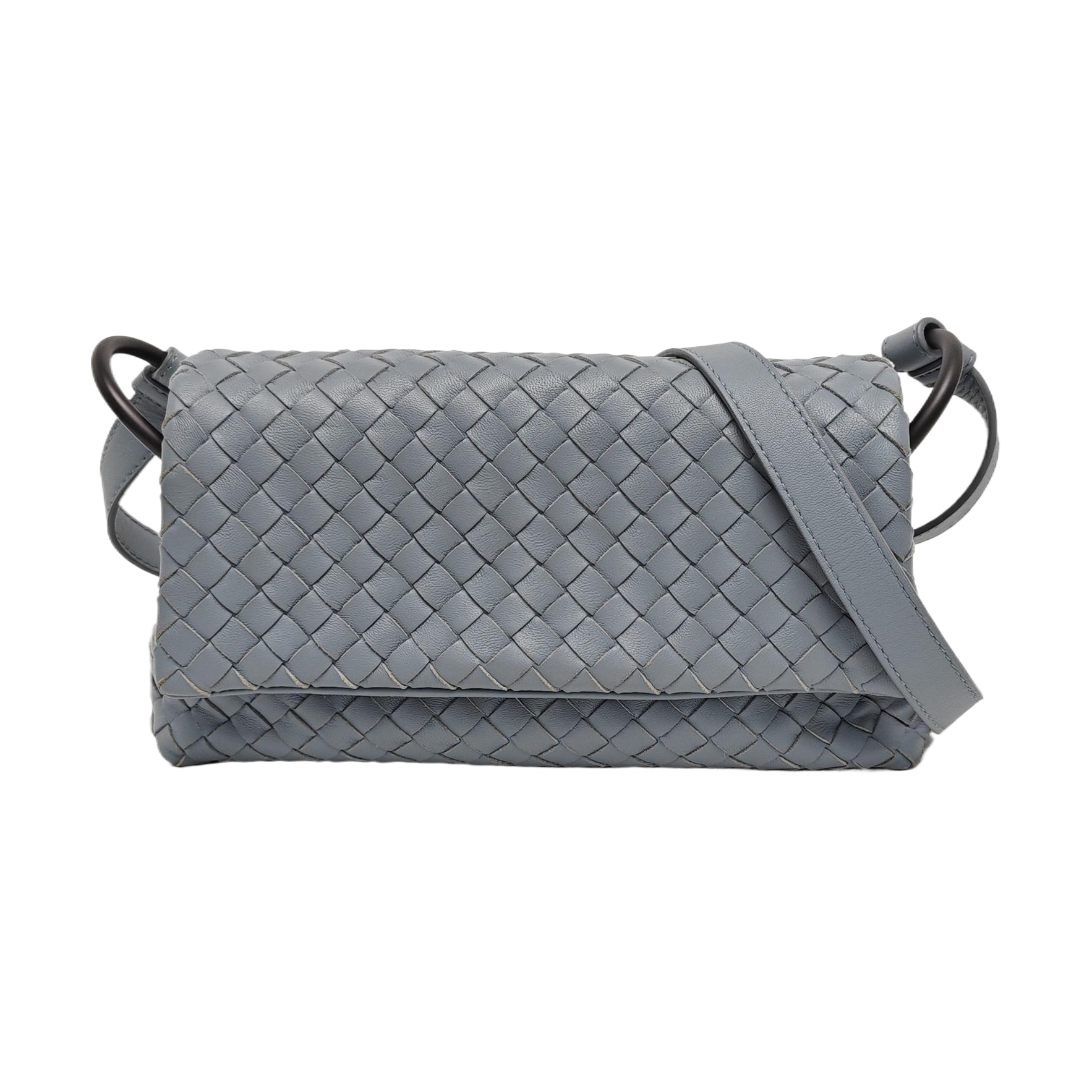 Lambskin Crossbody Bag Blue