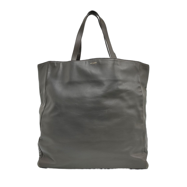 SHOPPING BAG Calfskin Gray