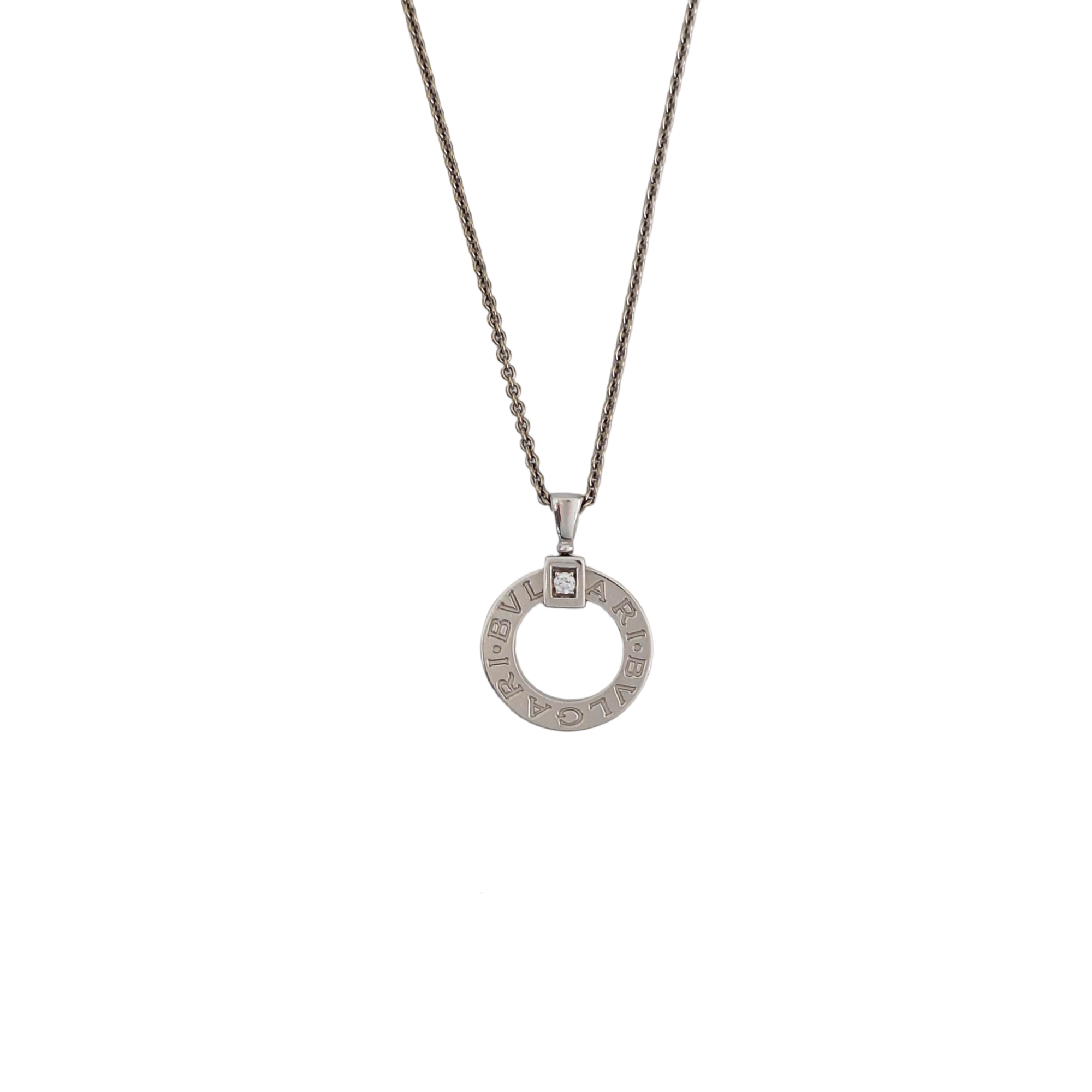 BVLGARI BVLGARI 18k White Gold Silver Necklace