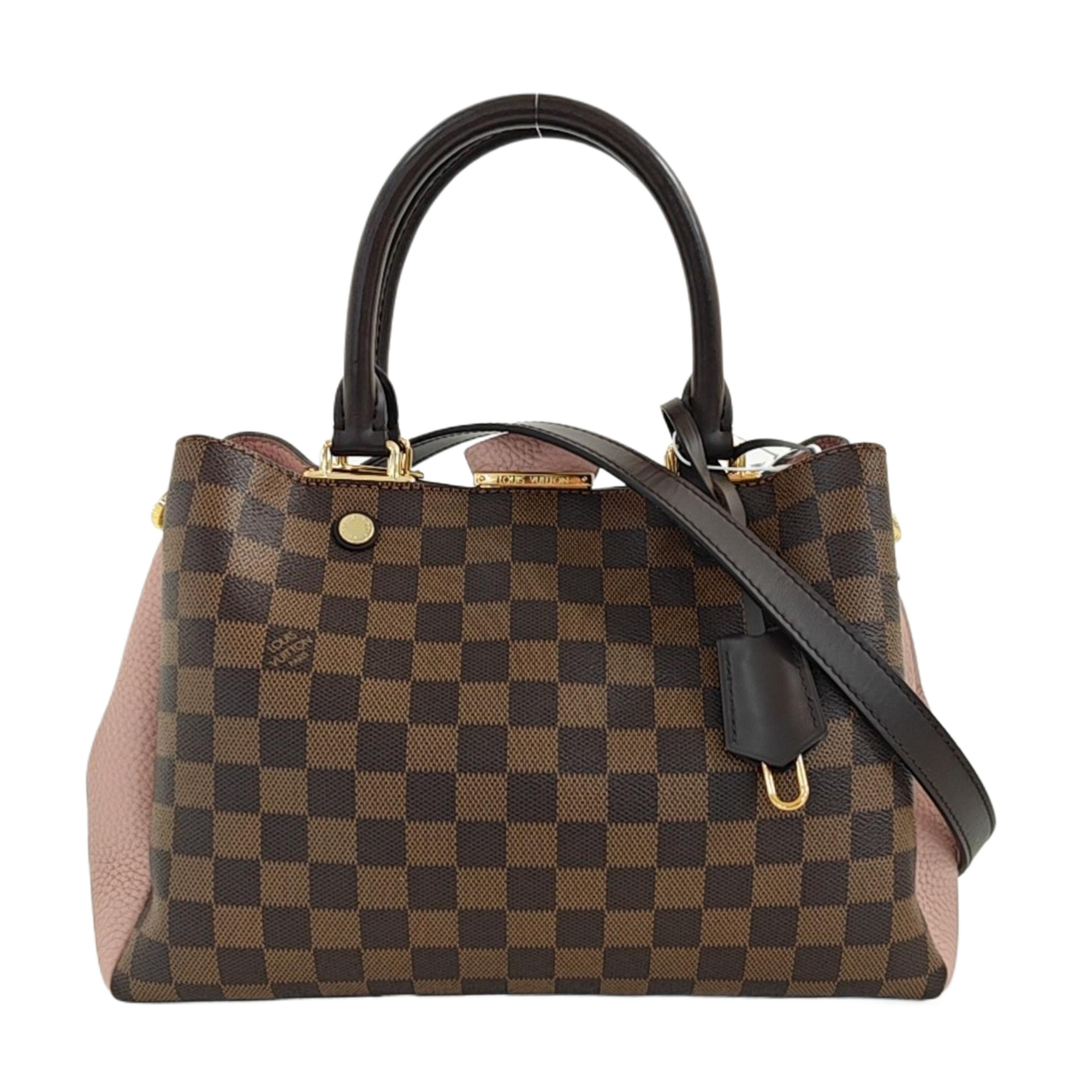 BRITTANY BB Damier Ebene Coated Canvas Brown