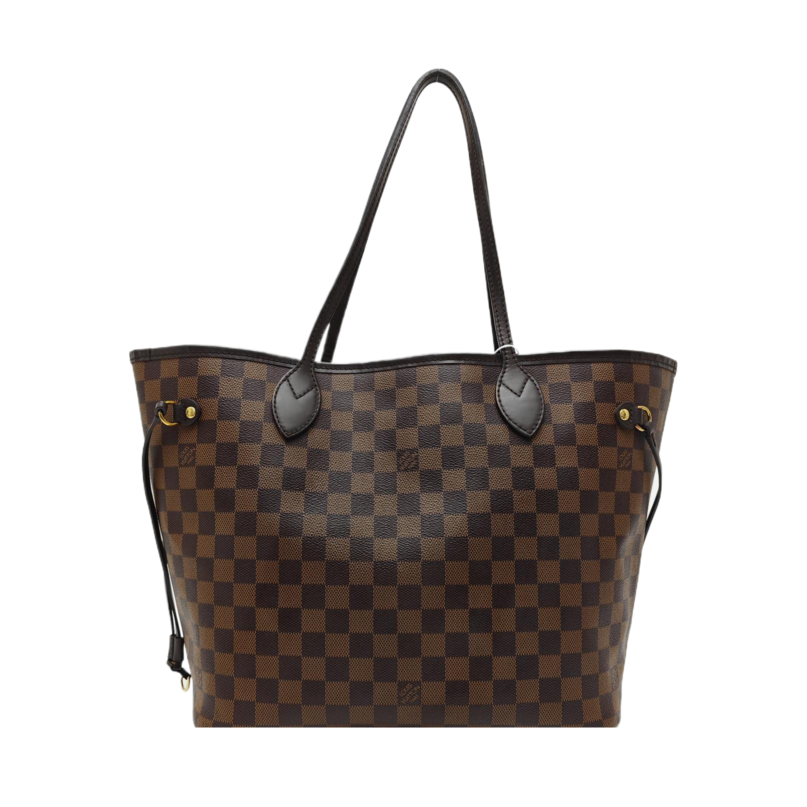 NEVERFULL MM Damier Ebene Coated Canvas Brown