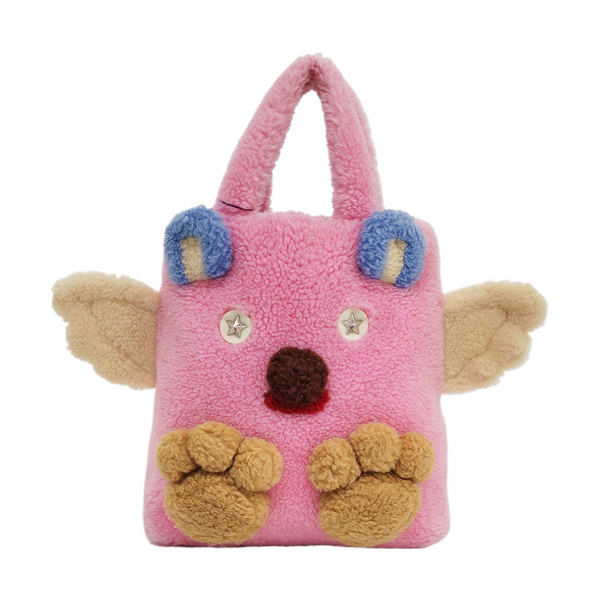 Children’s GG Bucket Sheepskin Pink