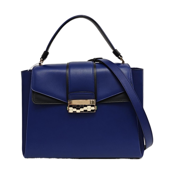SERPENTI VIPER Calfskin Blue