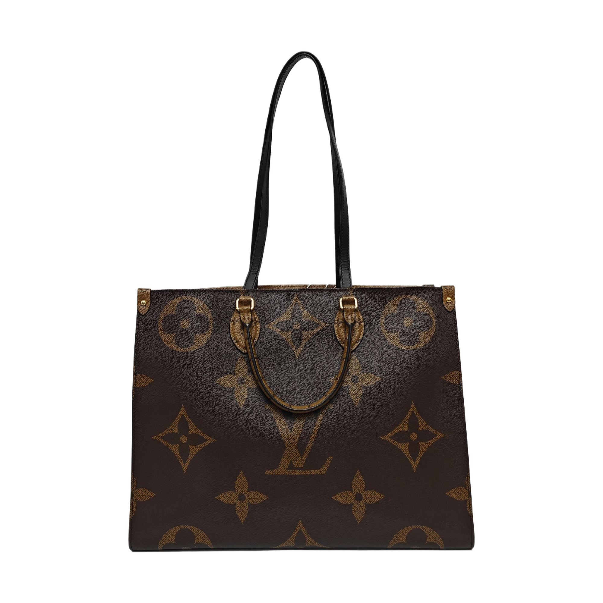 ONTHEGO GM Monogram Coated Canvas Brown