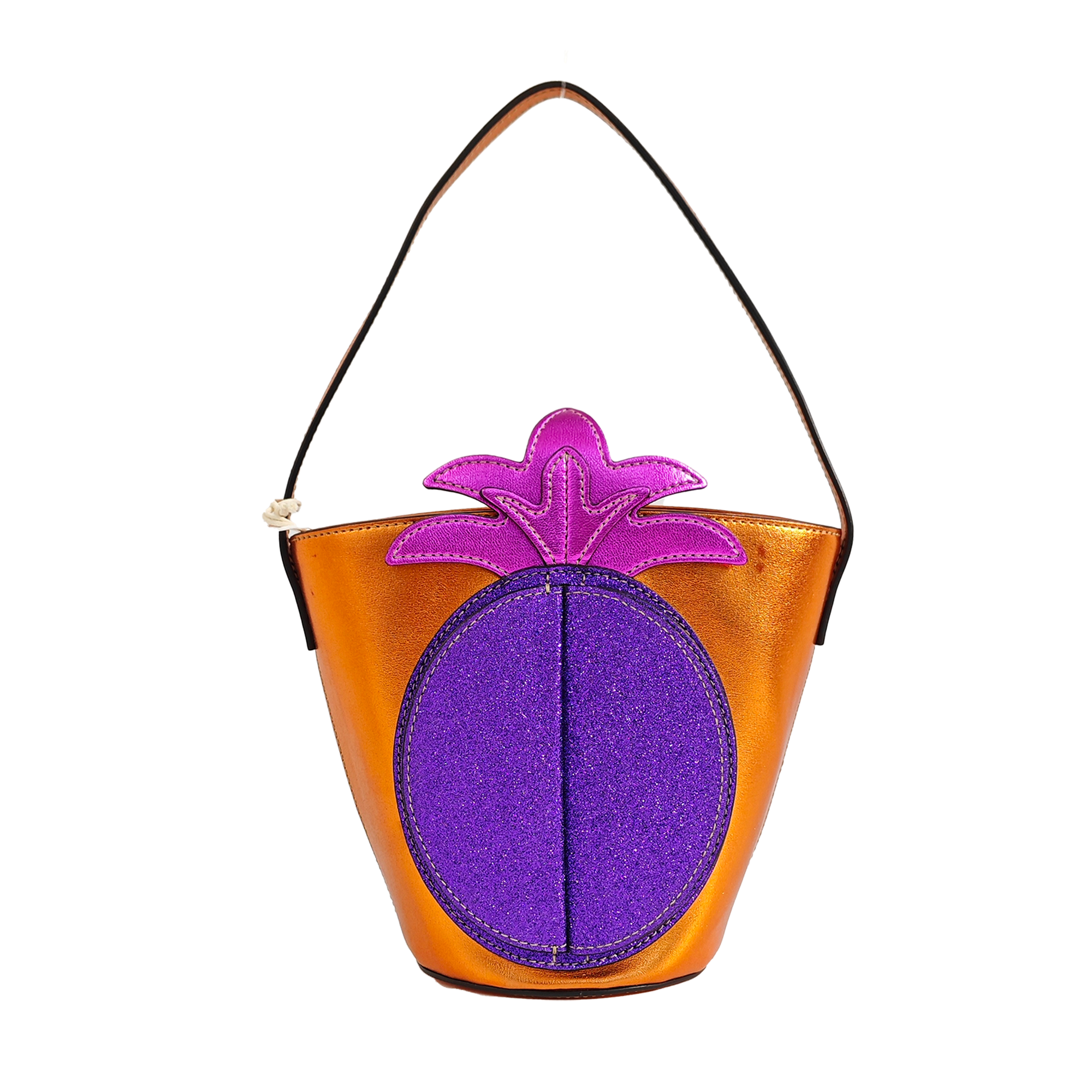Children’s GG Bucket Calfskin Orange