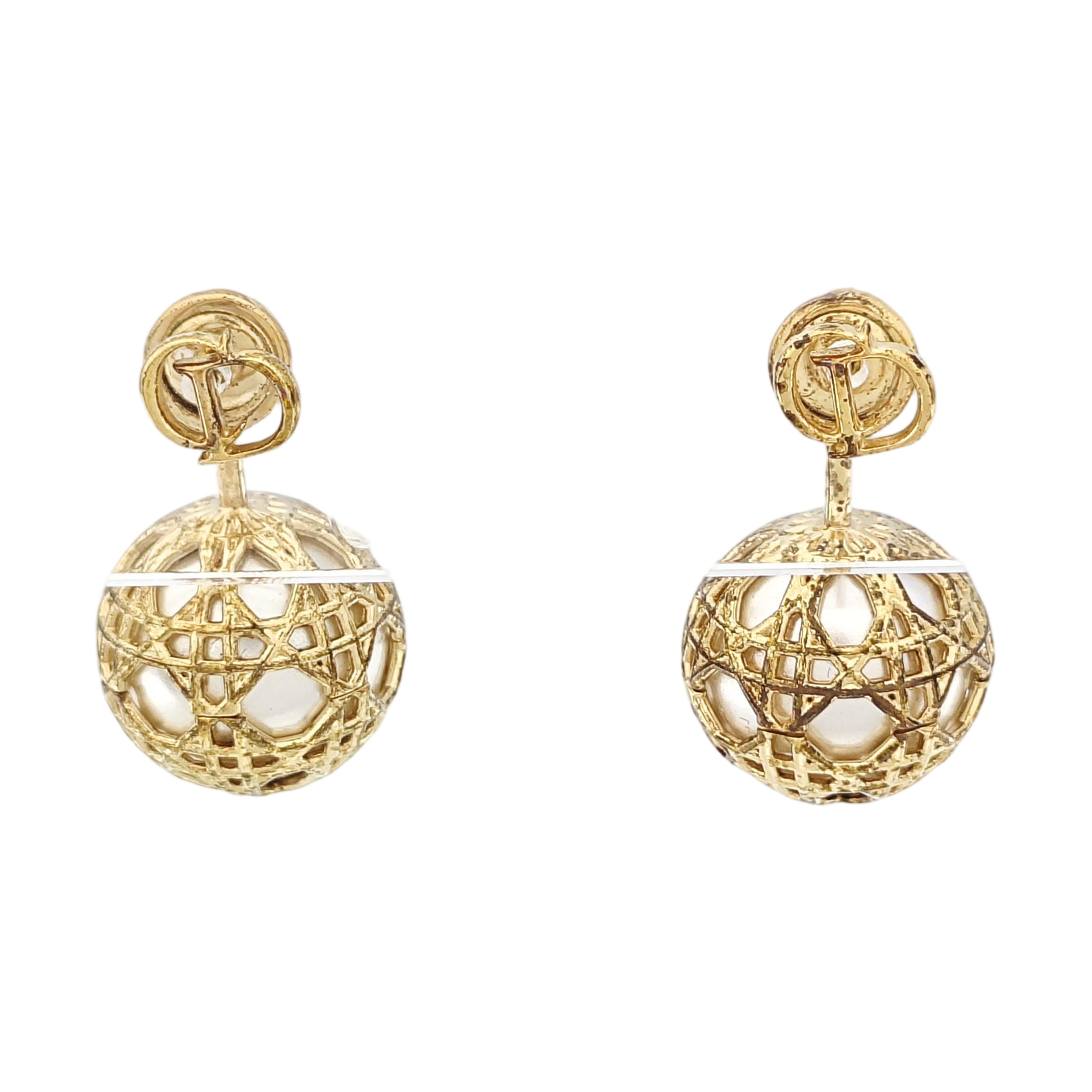 Clair D Lune Metal Gold Stud Earrings