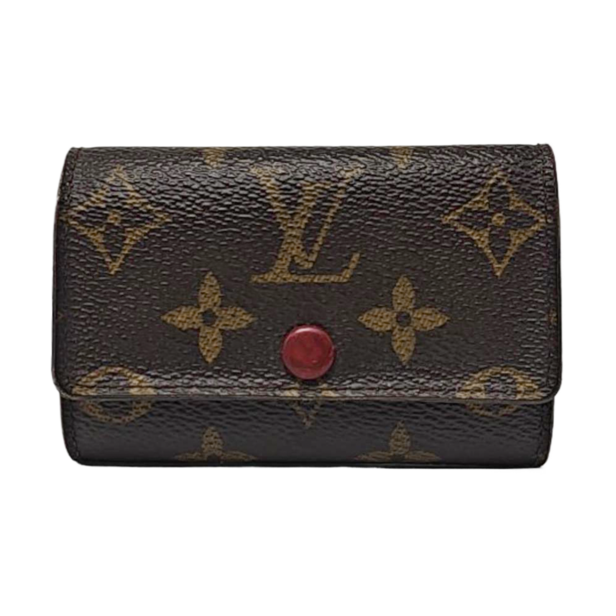 Monogram Coated Canvas Brown Key Pouch