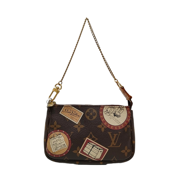 ACCESSOIRES Mini Monogram Coated Canvas Brown