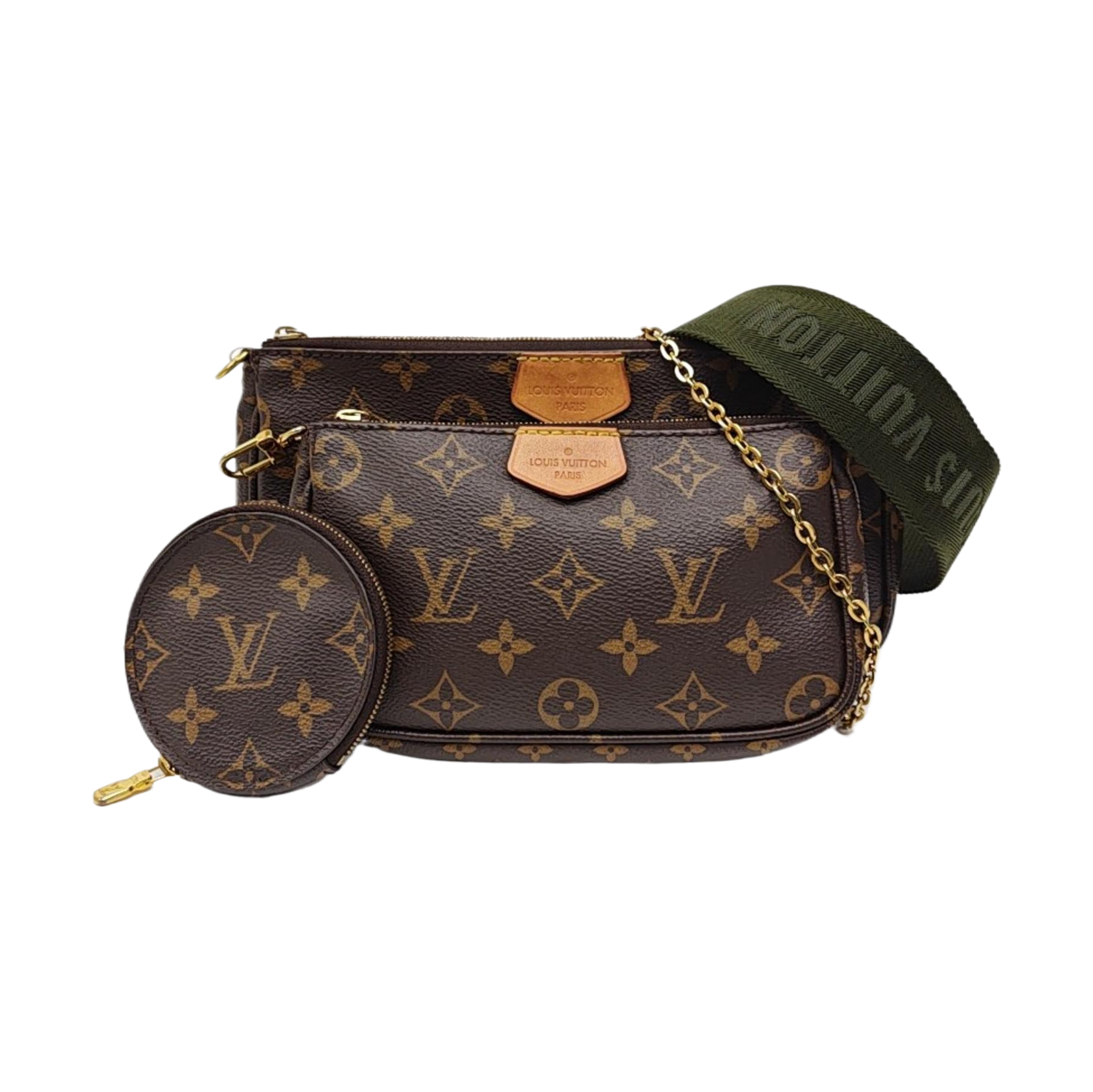 MULTI Monogram Coated Canvas Brown