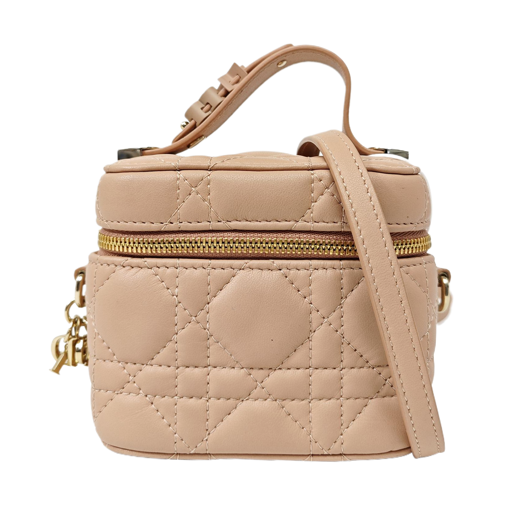 Lady Dior Super Mini Cannage Lambskin Pink