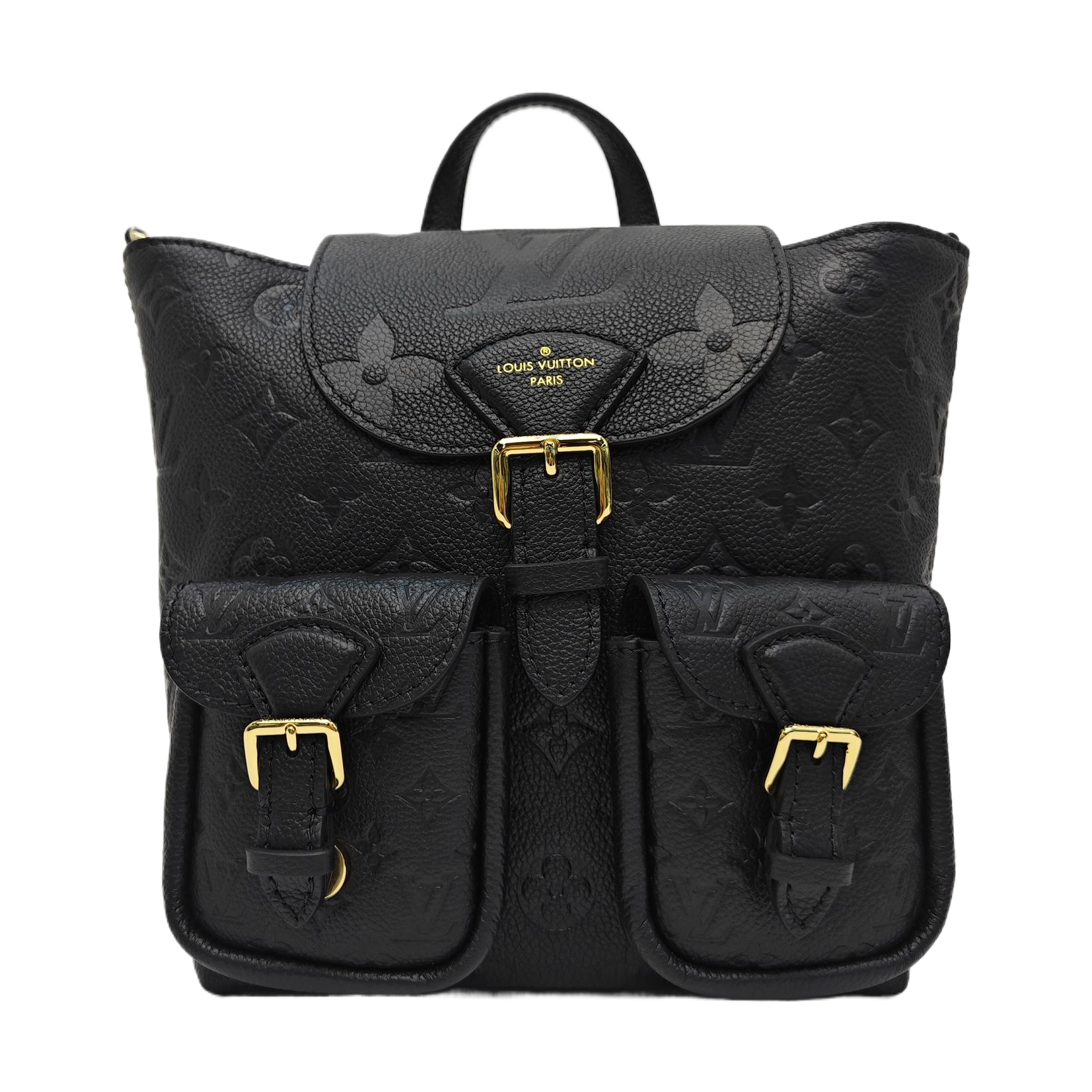 BACKUP Monogram Calfskin Black