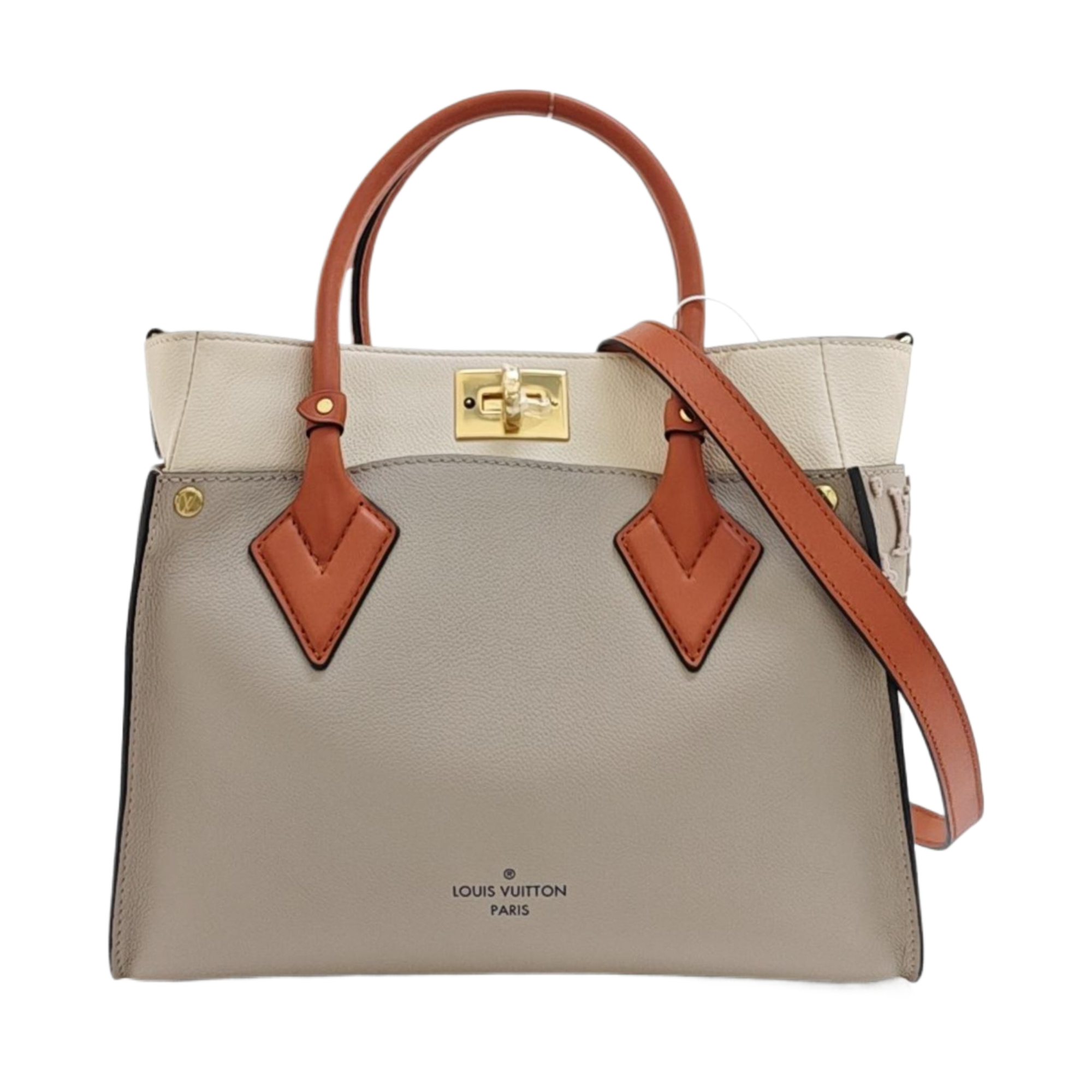 ON MY SIDE MM Monogram Calfskin Gray