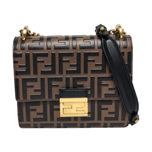 Kan U Small Calfskin Brown