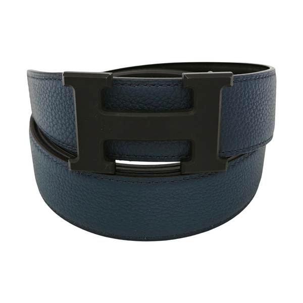 Leather Belt Blue