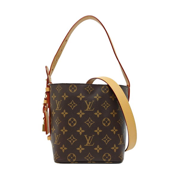 ALL IN Monogram Coated Canvas Brown