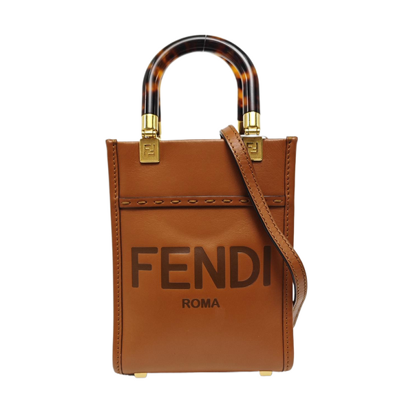 Sunshine Mini Calfskin Brown