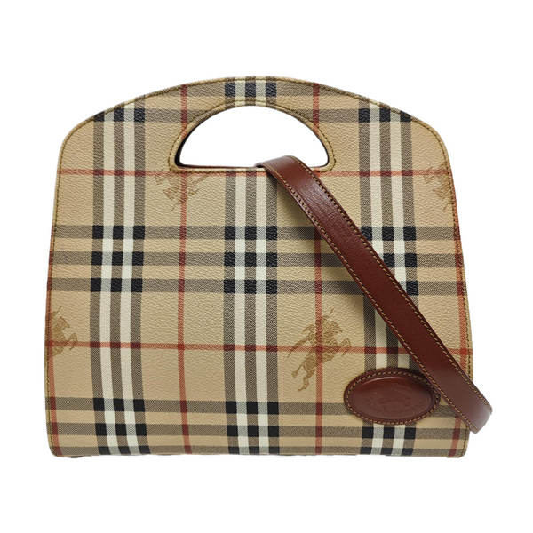 Coated Canvas Tote Bag Beige