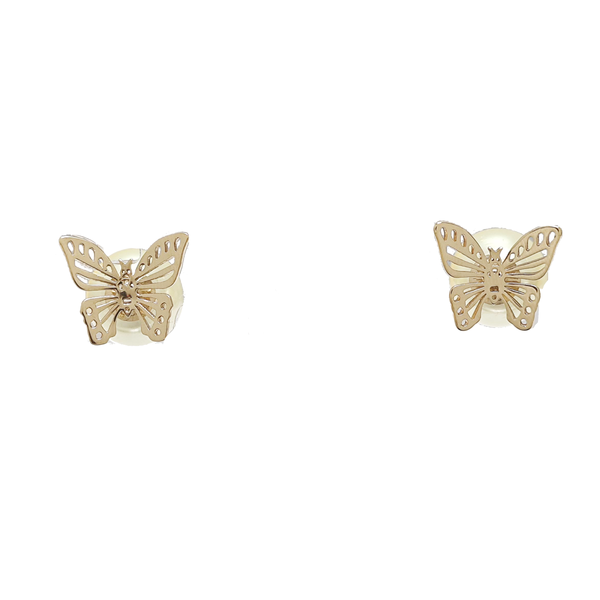 Diorelita Metal Gold Stud Earrings