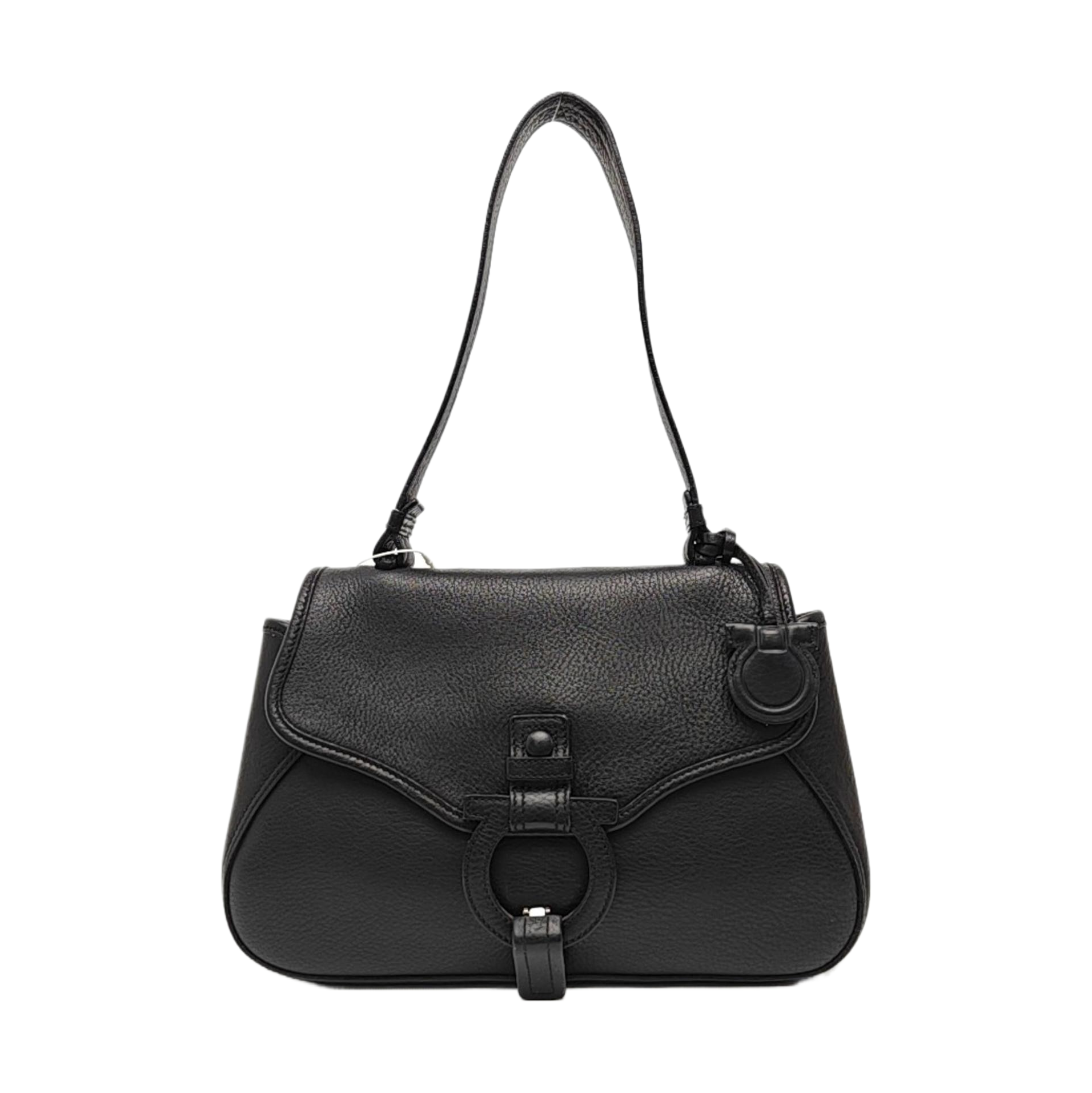 Calfskin Shoulder Bag Black