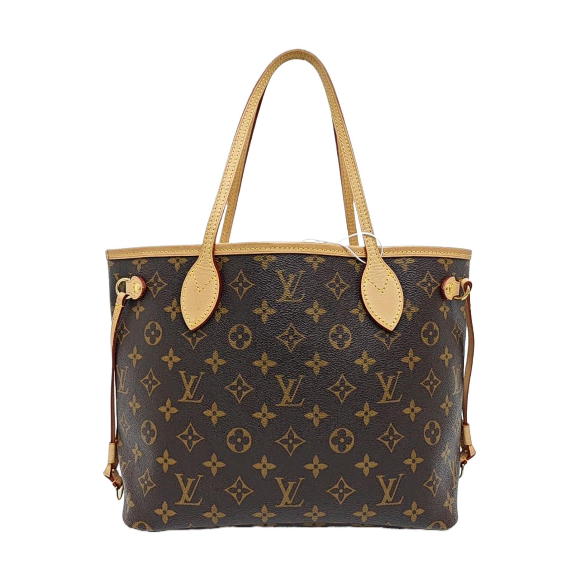 NEVERFULL PM Monogram Coated Canvas Brown