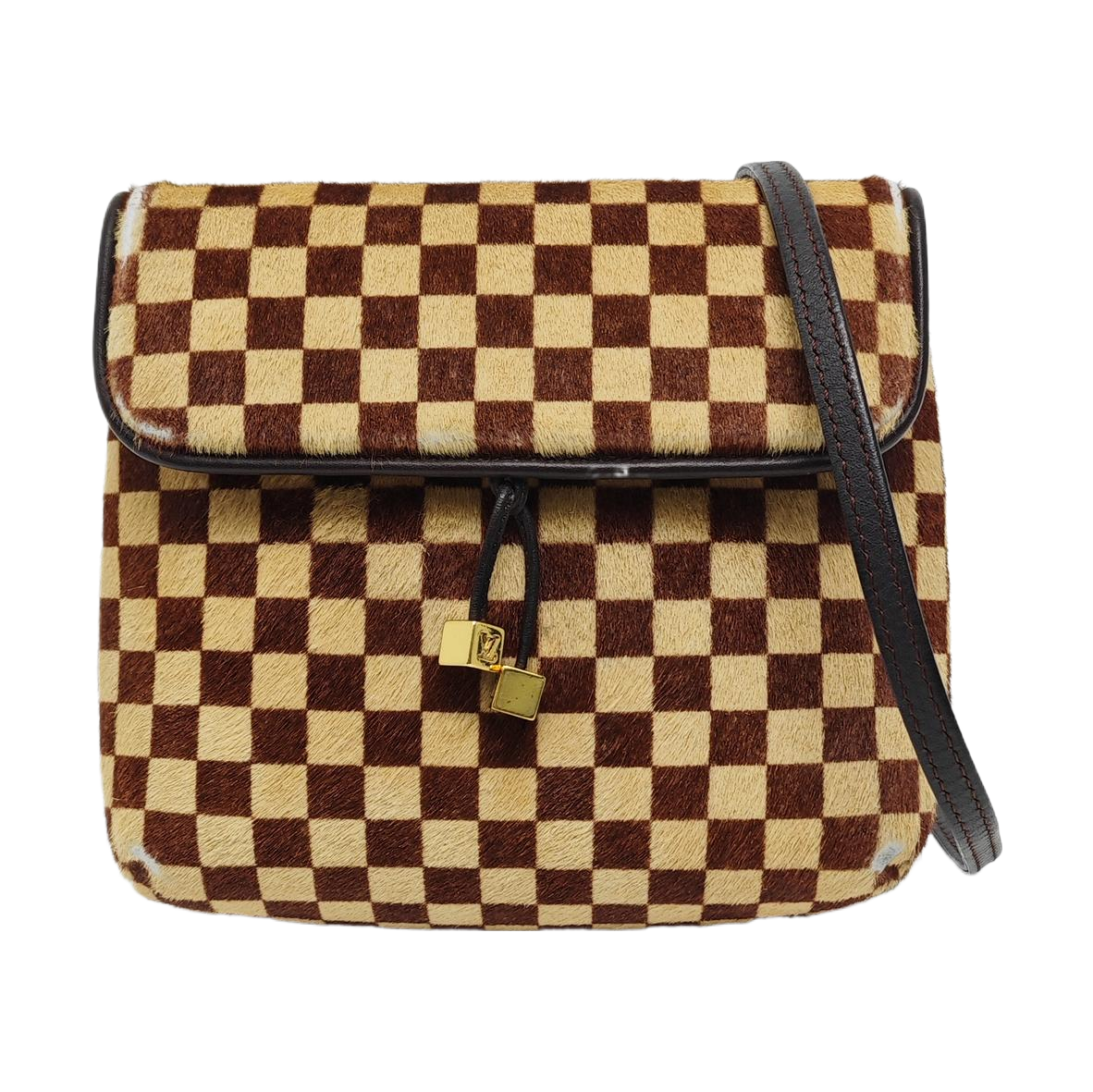 GAZELLE Damier Ebene Horsehair Brown
