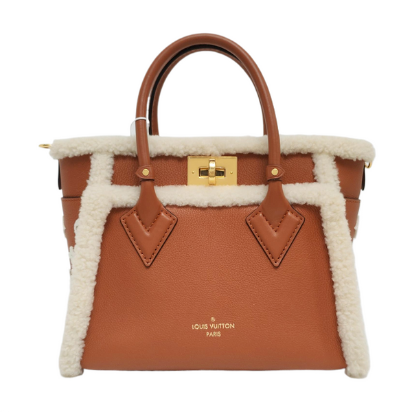 ON MY SIDE PM Calfskin Brown