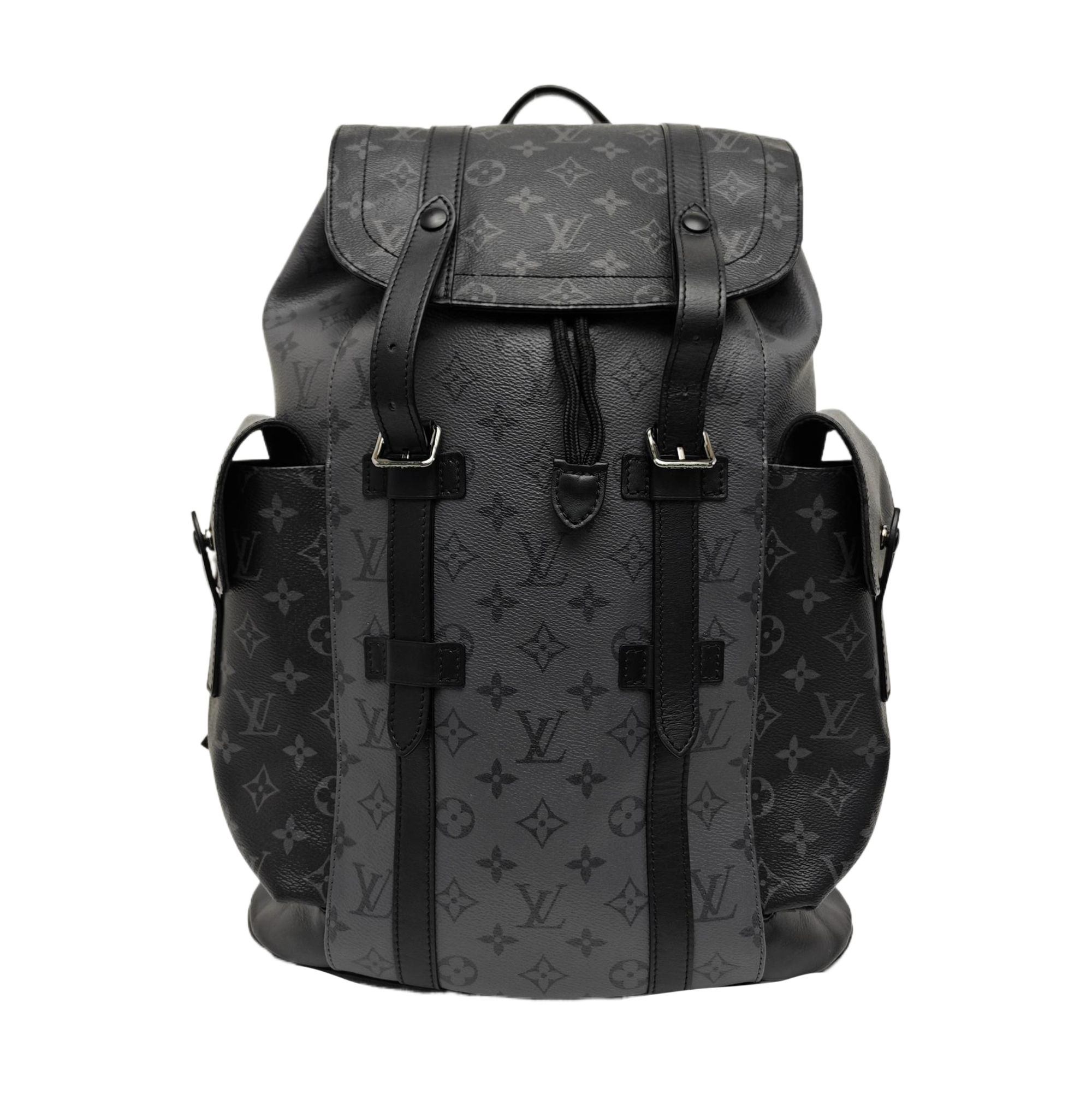 CHRISTOPHER Damier Graphite Coated Canvas Gray