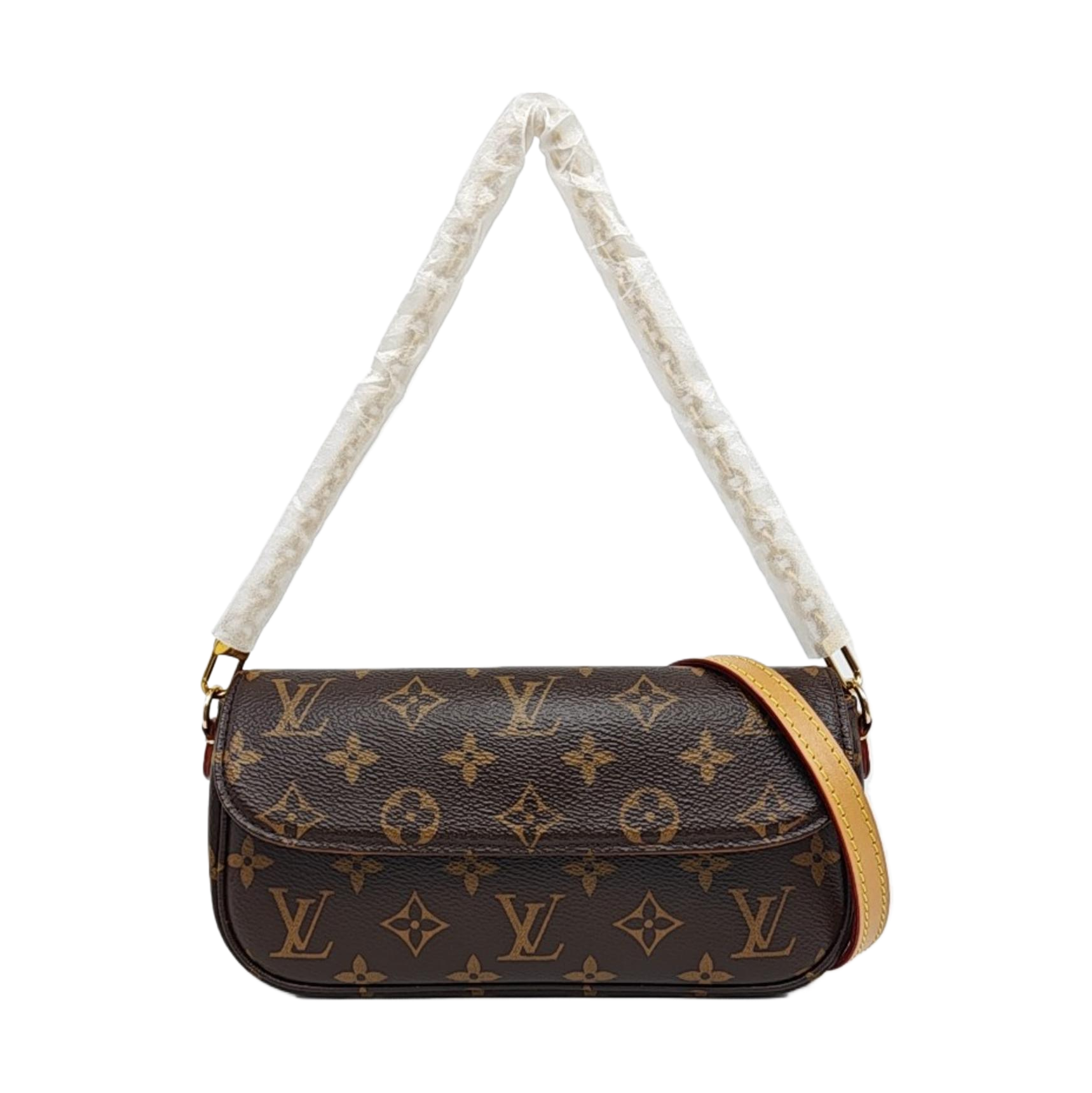 IVY Monogram Coated Canvas Brown