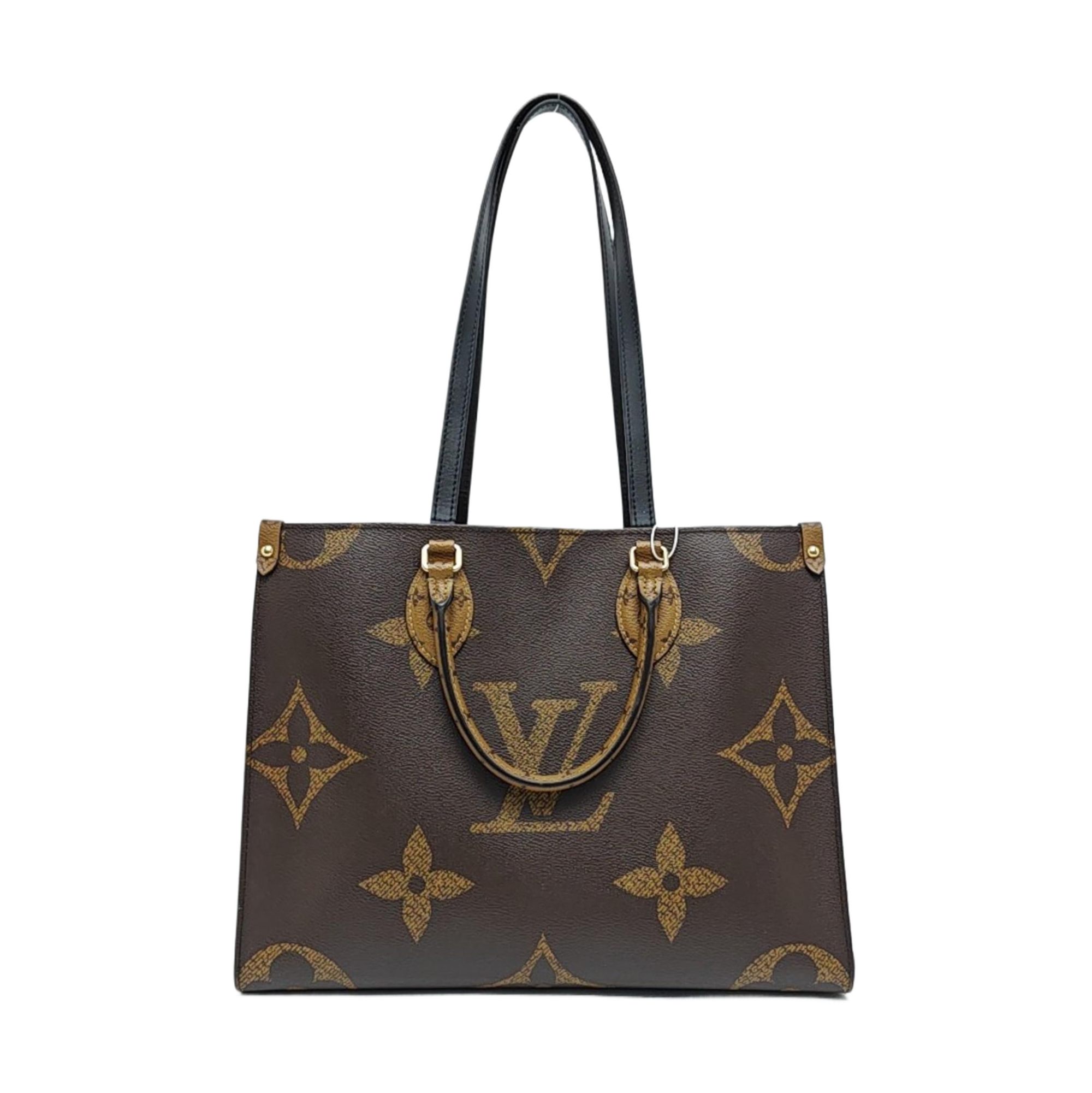 ONTHEGO MM Monogram Coated Canvas Brown
