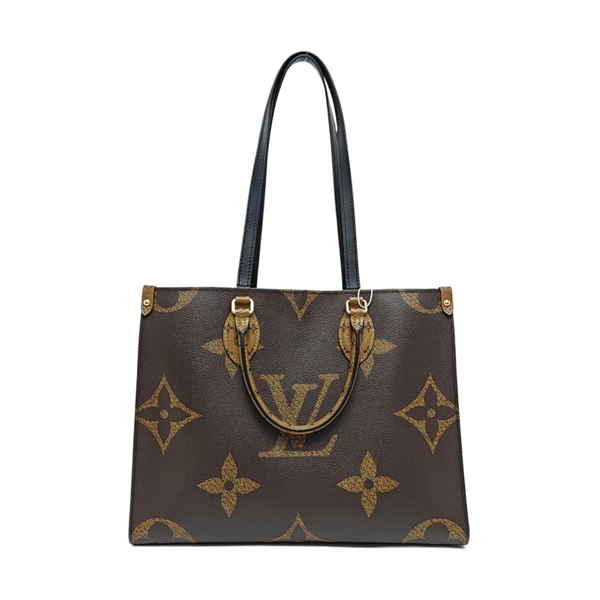 ONTHEGO MM Monogram Coated Canvas Brown