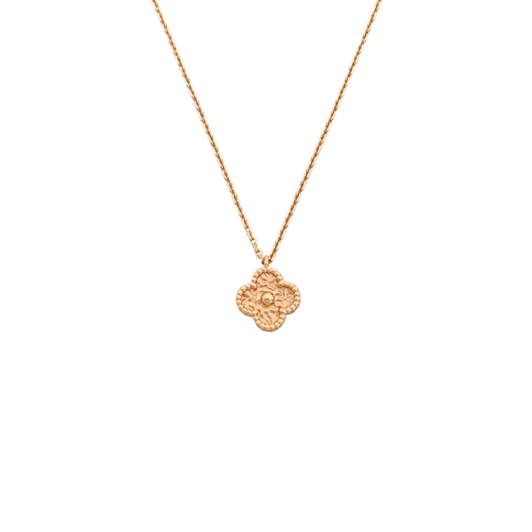 Sweet Alhambra 18k Rose Gold Necklace