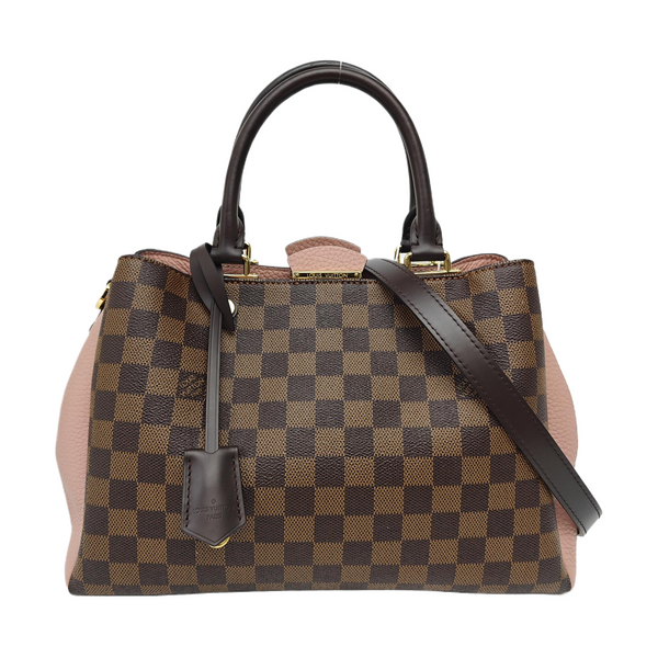BRITTANY BB Damier Ebene Coated Canvas Brown