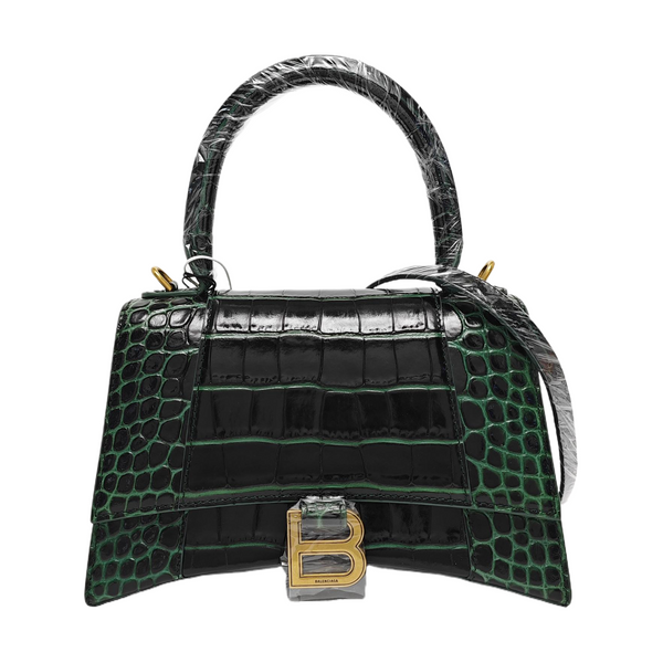 Hourglass S Calfskin Green