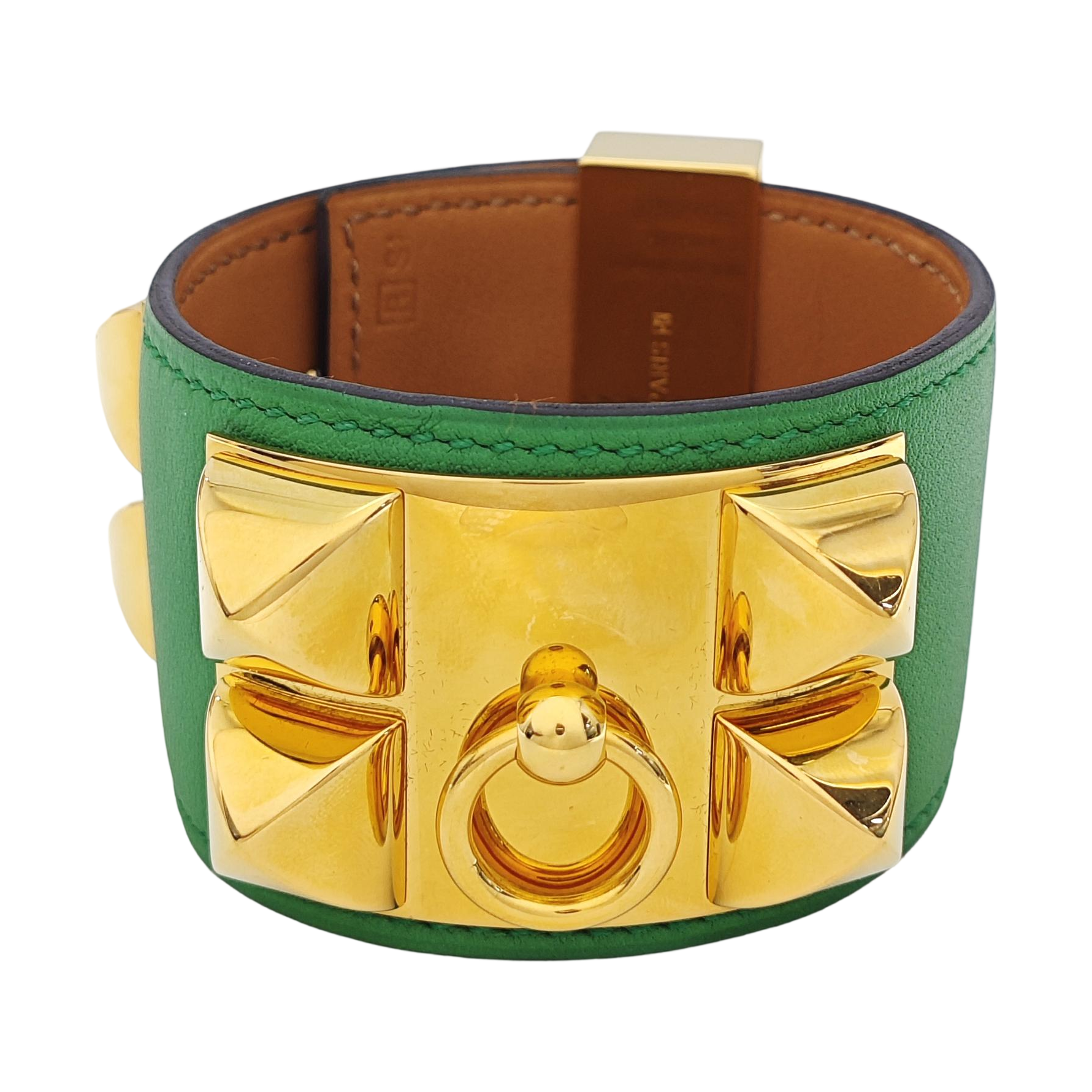 Collier De Chien Metal Green Bangle