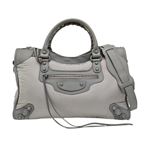 Classic Metallic Edge City Medium Nylon Gray