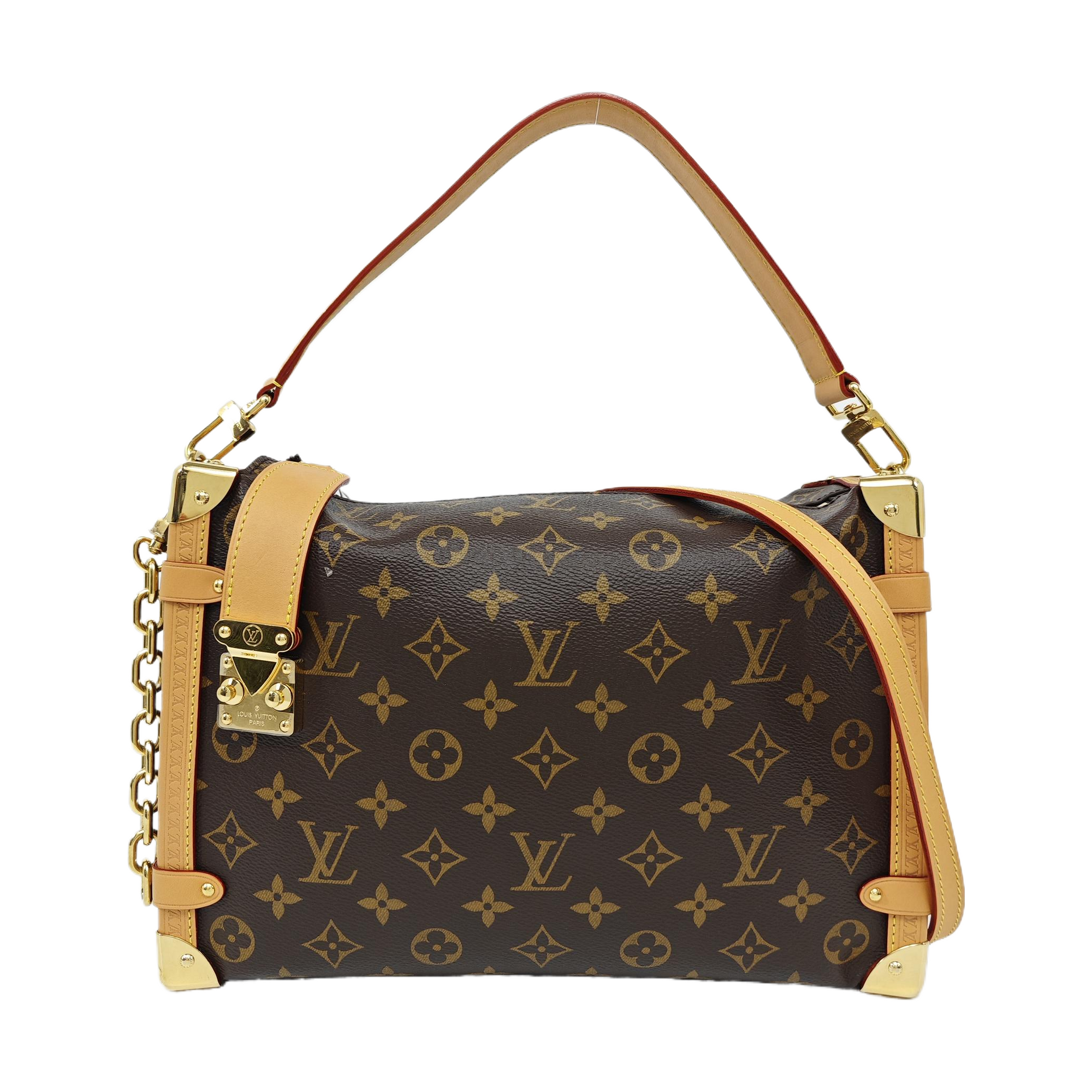 SIDE TRUNK GM Monogram Coated Canvas Brown