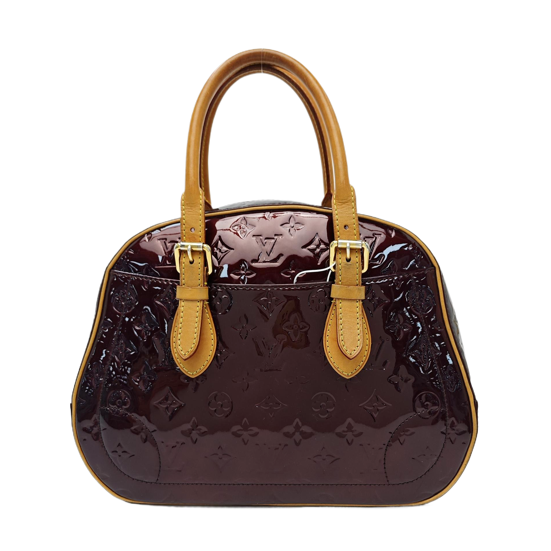 SUMMIT DRIVE Monogram Patent Leather Red