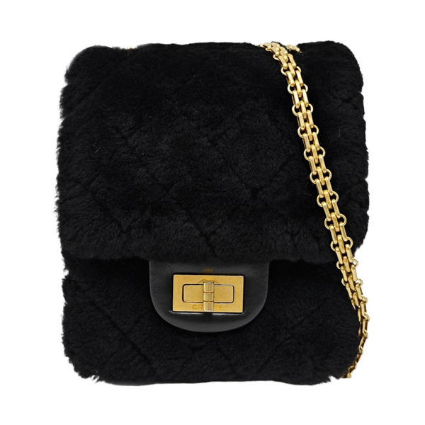 2.55 Quilted Sheepskin Black