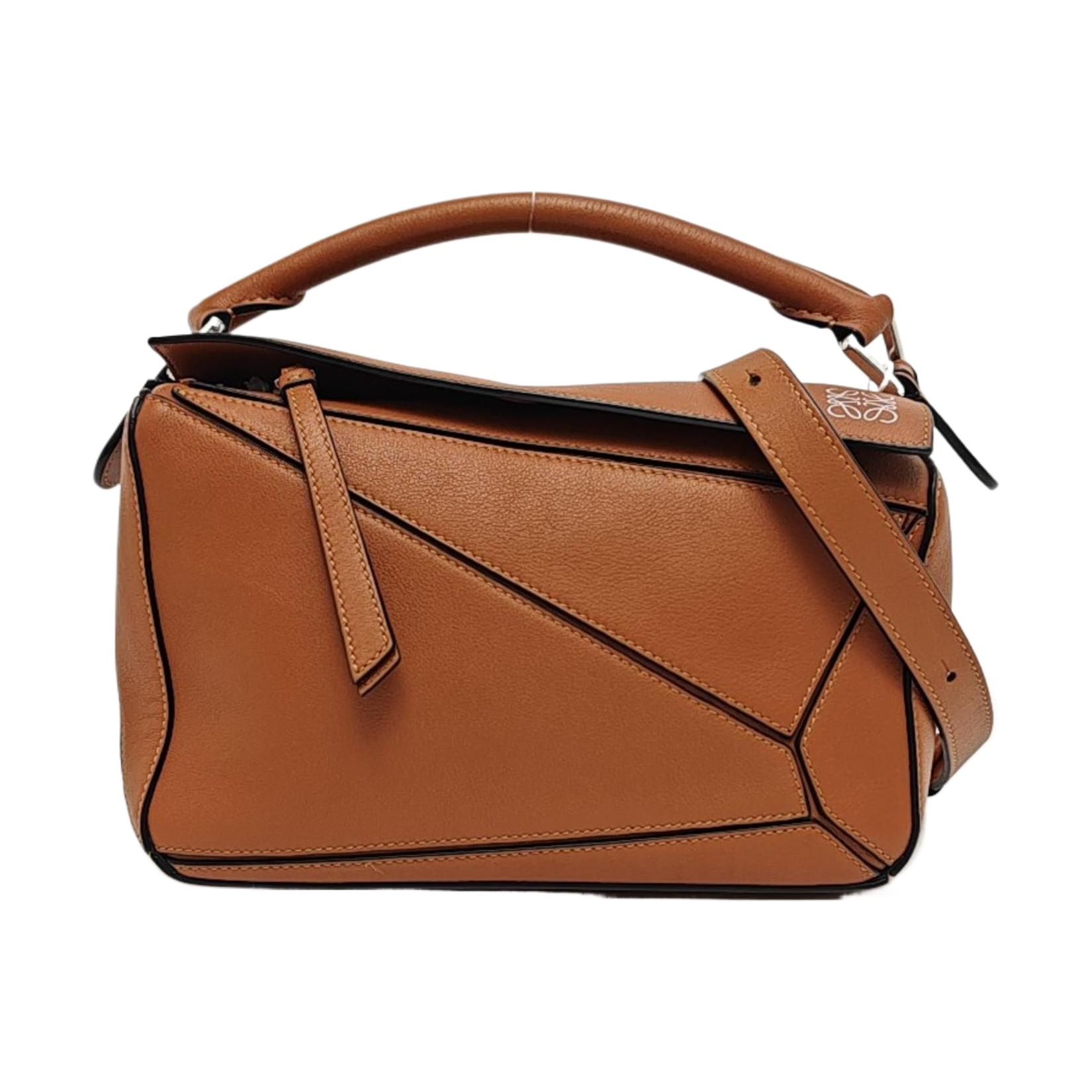 Puzzle Small Calfskin Brown