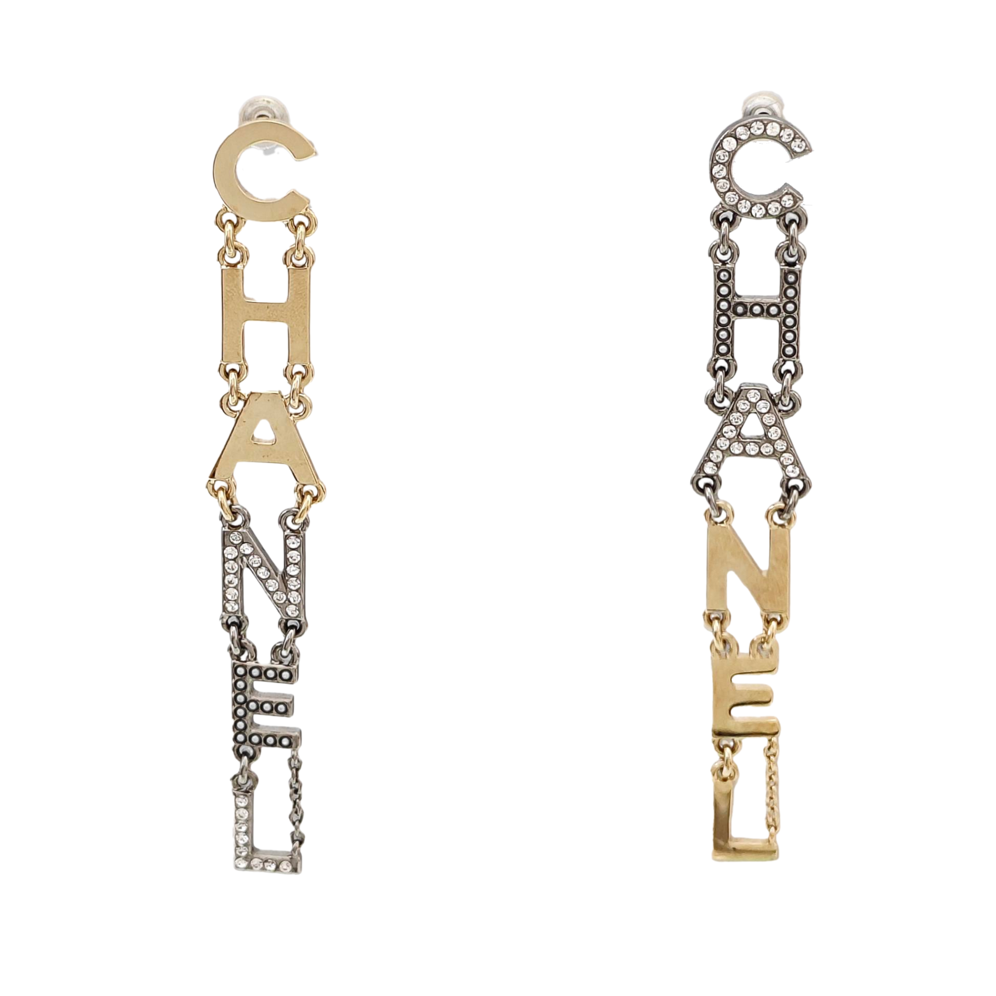Metal Gold Stud Earrings
