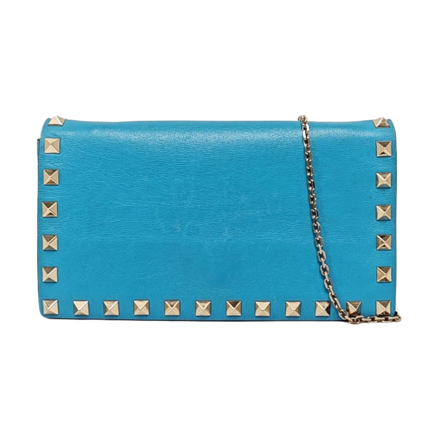 Rockstud Calfskin Blue