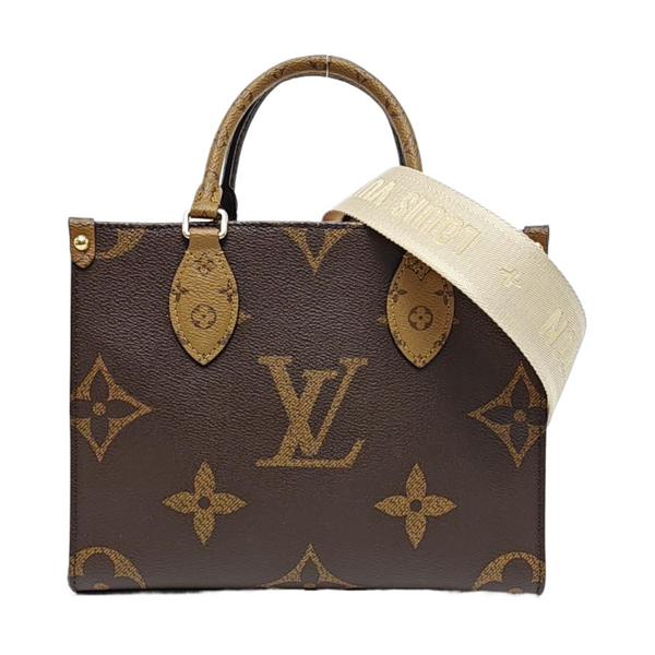 ONTHEGO PM Monogram Coated Canvas Brown