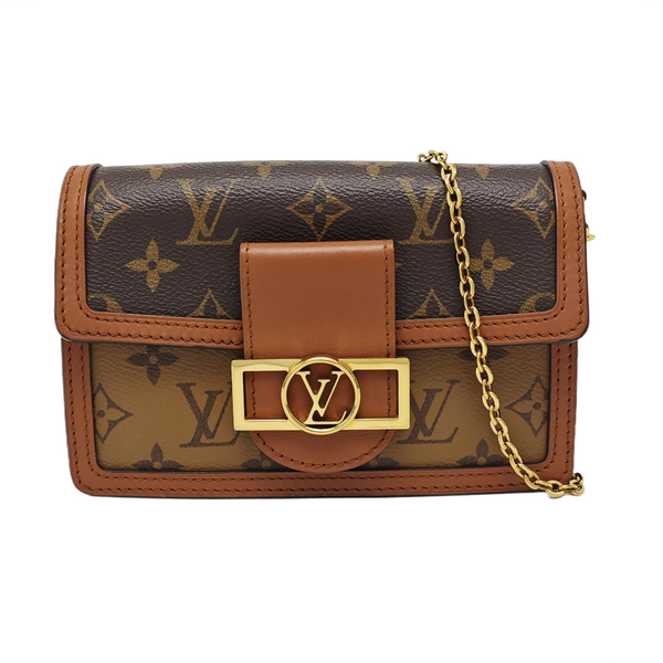 DAUPHINE WOC Monogram Coated Canvas Brown
