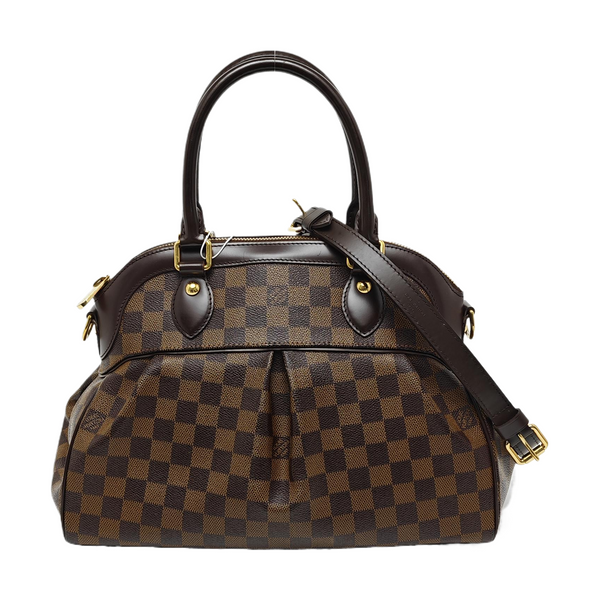 TREVI PM Damier Ebene Coated Canvas Brown