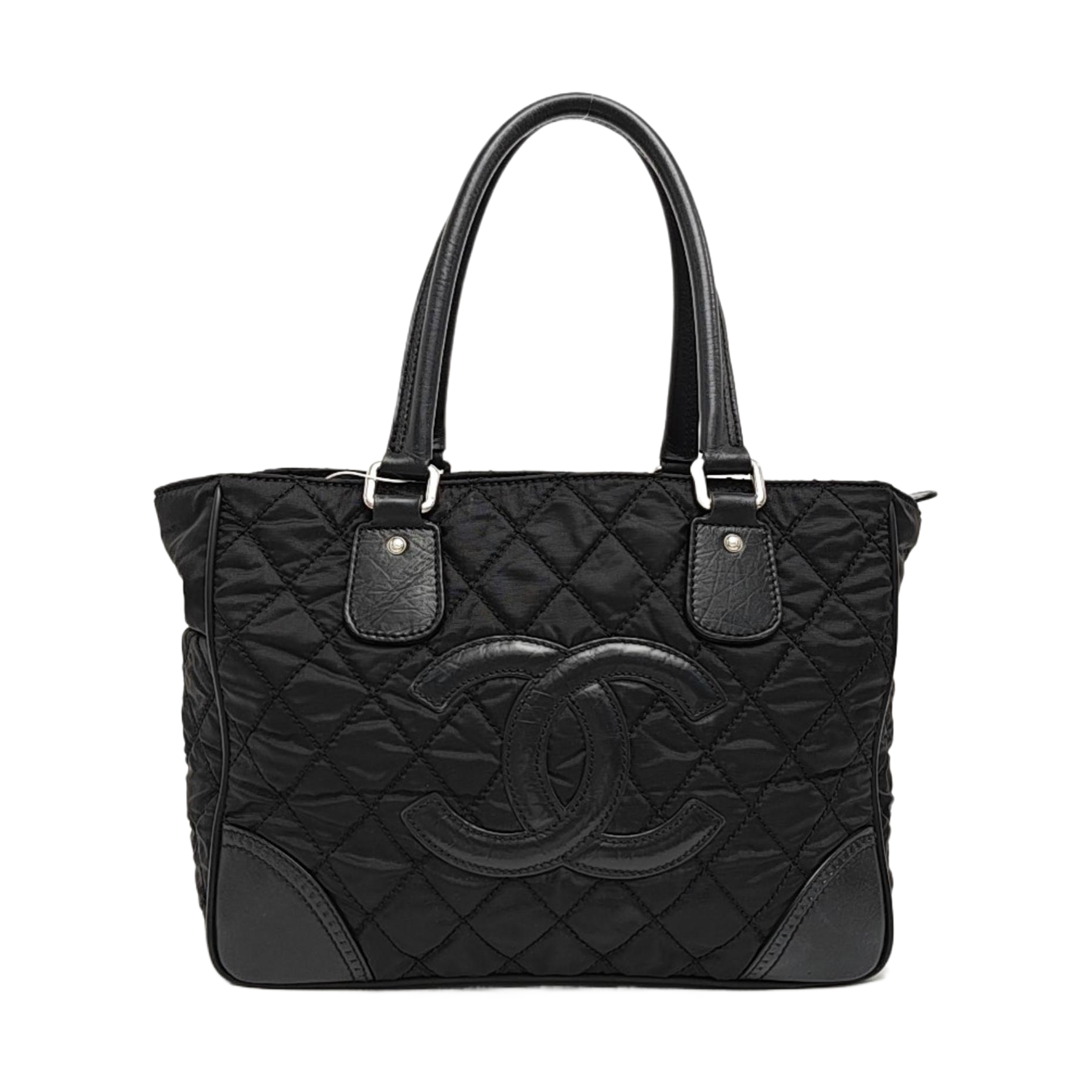 PARIS NEW YORK Quilted Fabric Black