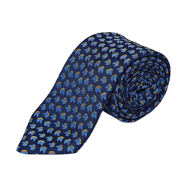 Mulberry Silk Tie Blue