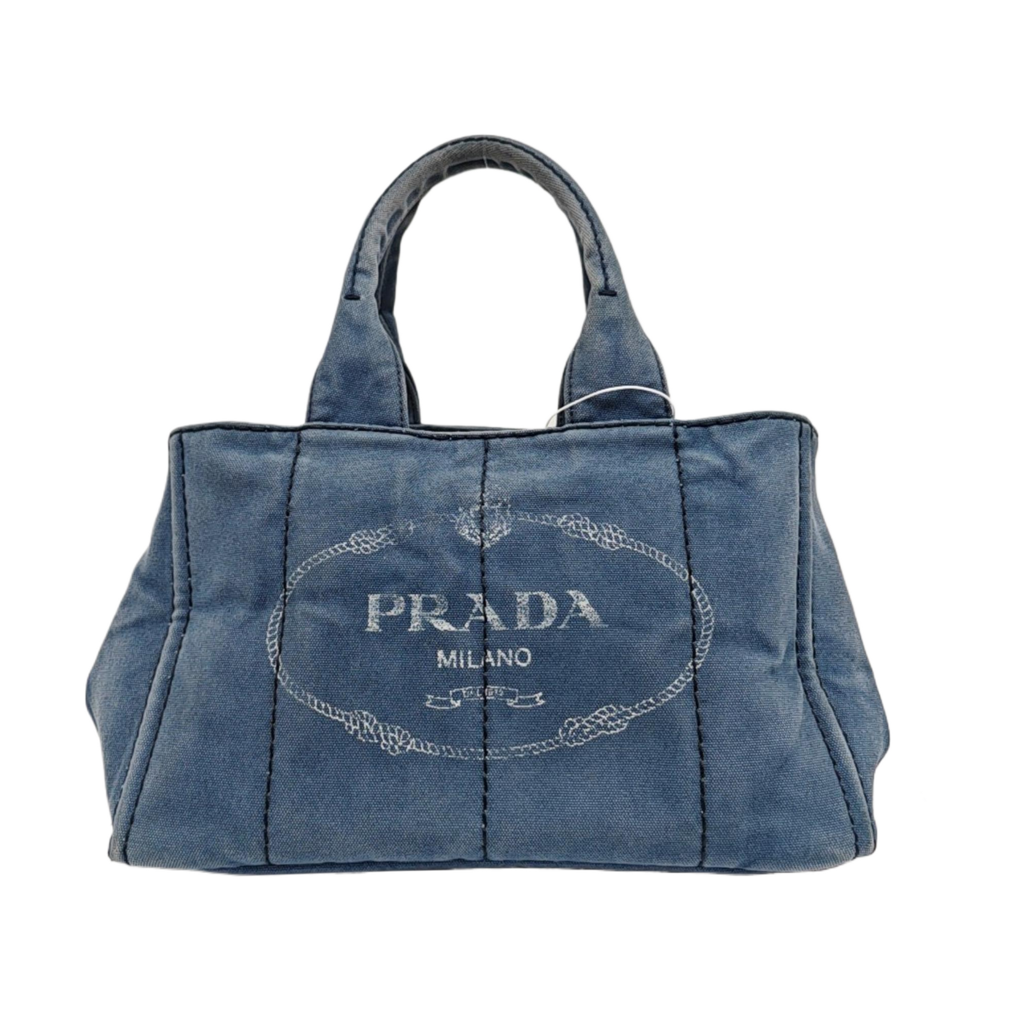 Denim Quilted Canvas Blue