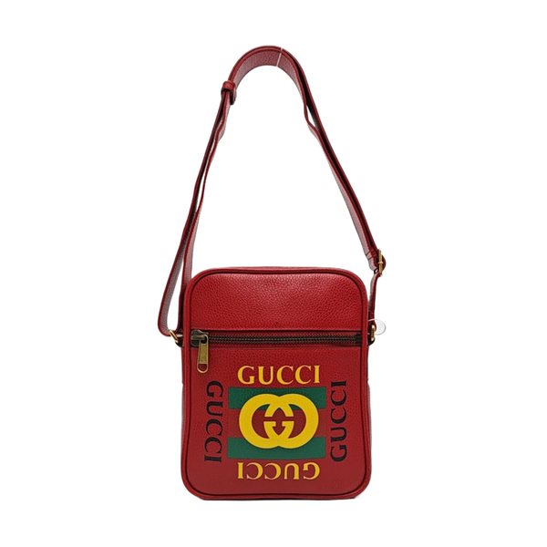 Print Calfskin Red