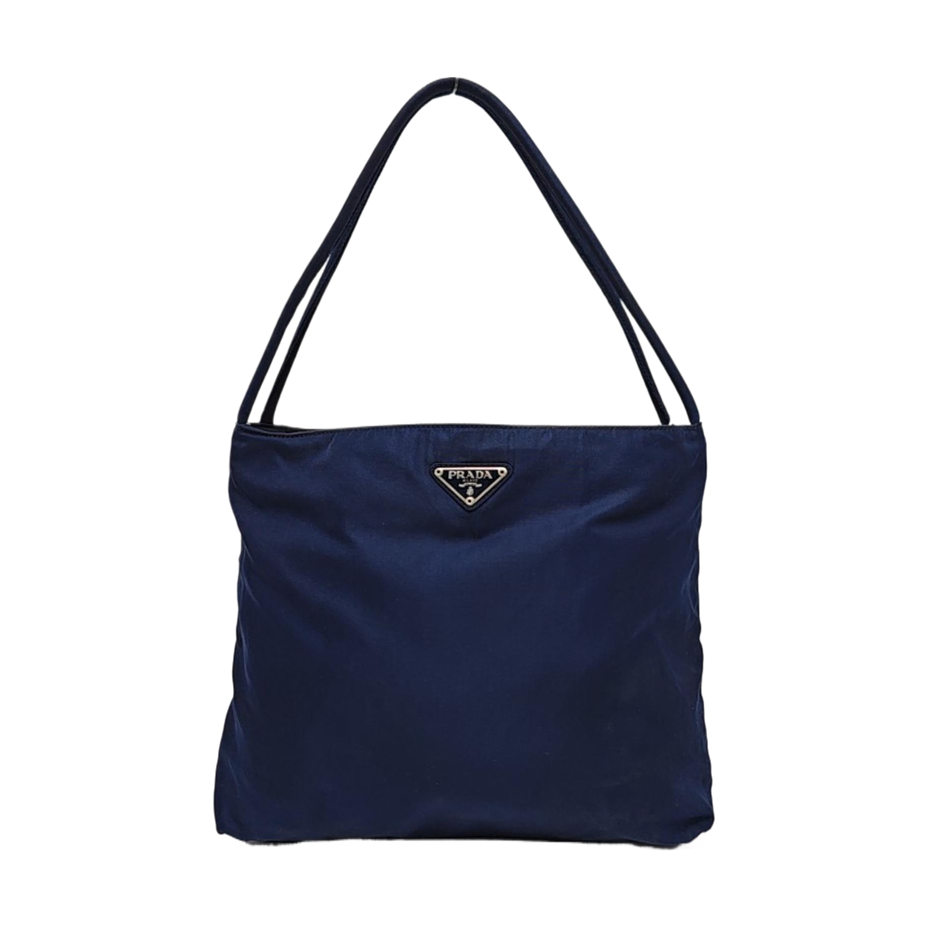 Nylon Tote Bag Blue