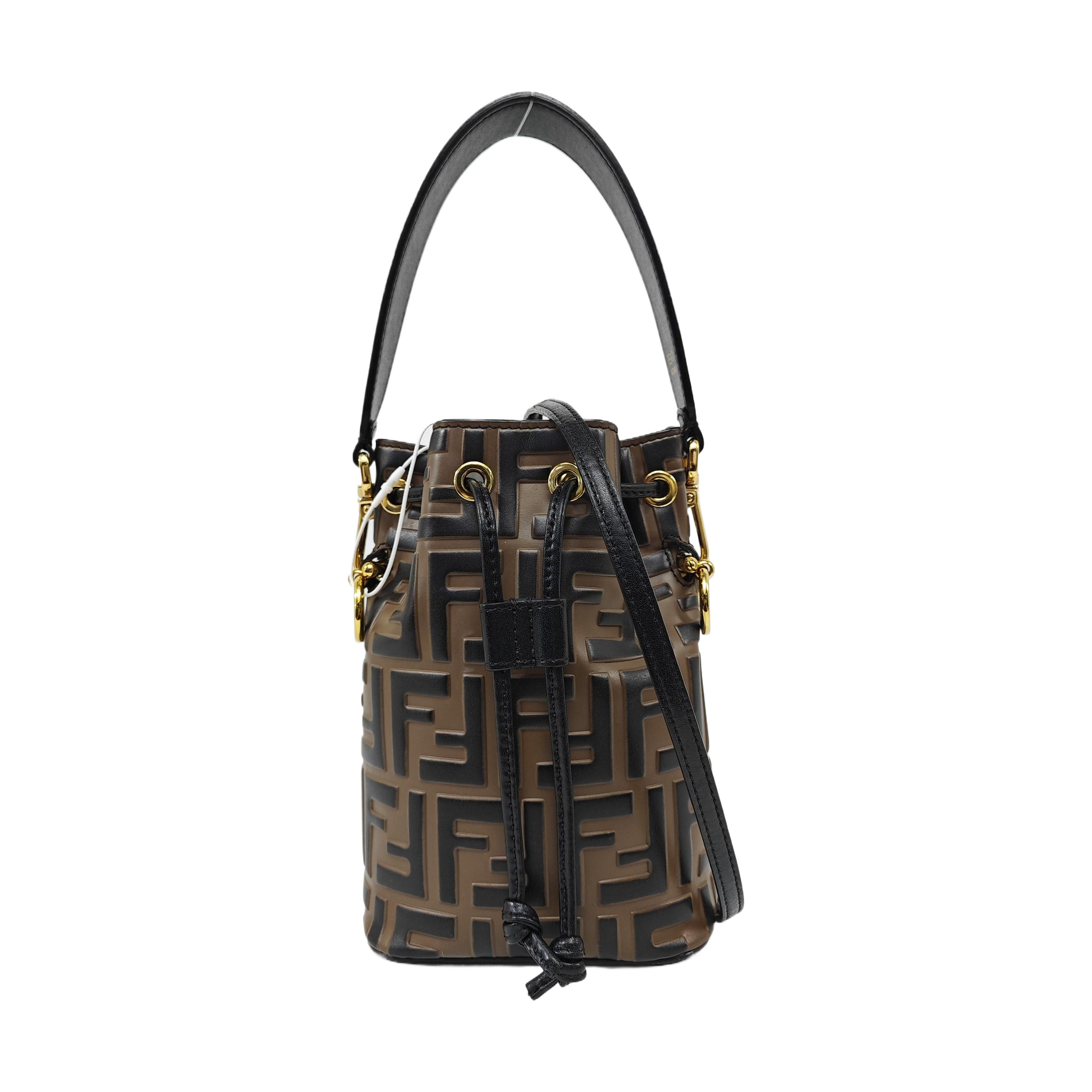 Mon Tresor Mini Monogram Calfskin Brown